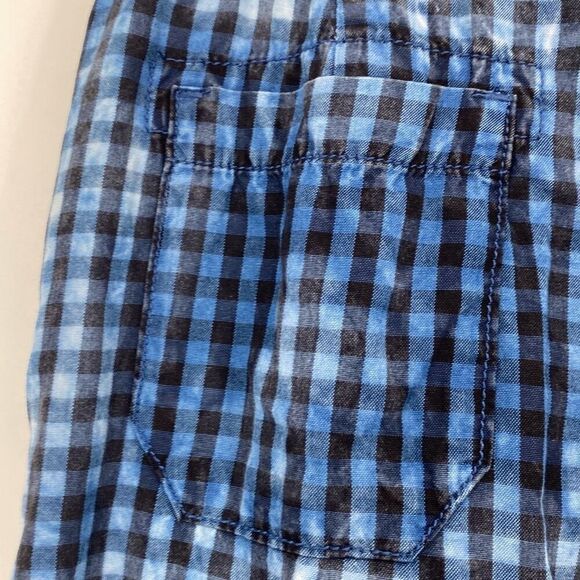 Maeve Anthropologie Women's Plaid Avryl Bleached Slim Pants Blue Size 6 - Picture 10 of 16